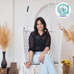 Buy C-Shape Premium Hammock Swing – Rectangle Swing for Adults & Kids | Sturdy Cotton Jula with Cushion for Balcony & Outdoors - White