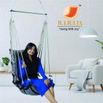 Dark Grey Hanging Jhula | Strong Swing Chair for Home & Outdoor
