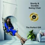 Elegant Cream Single Seater Jhula | Indoor Hanging Swing Chair