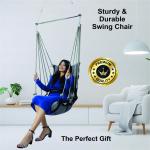 Dark Grey Hanging Jhula | Strong Swing Chair for Home & Outdoor
