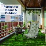 Elegant Cream Single Seater Jhula | Indoor Hanging Swing Chair