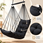 Black Hanging Swing Chair for Home