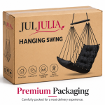 Black Hanging Swing Chair for Home