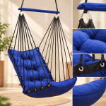 Blue Hanging Swing Chair for Home
