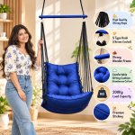 Blue Hanging Swing Chair for Home