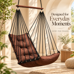 Brown Hanging Swing Chair for Home