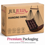 Dark Brown Hanging Swing Chair for Home