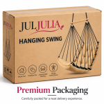 Beige Hanging Swing Chair for Home