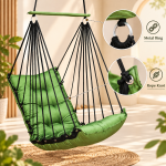 Green Hanging Swing Chair for Home
