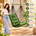 Green Hanging Swing Chair for Home