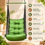 Green Hanging Swing Chair for Home