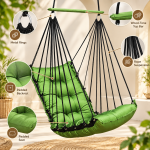 Green Hanging Swing Chair for Home