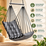 Grey Hanging Swing Chair for Home