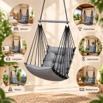 Grey Hanging Swing Chair for Home