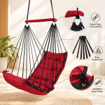 Red Hanging Swing Chair for Home