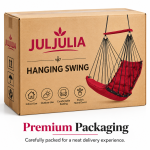 Red Hanging Swing Chair for Home