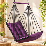 Purple Hanging Swing Chair for Home