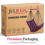 Purple Hanging Swing Chair for Home