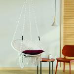 Handwoven Cotton Rope Round Hammock Chair