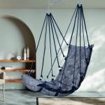 Premium Cotton Rope Hanging Swing Chair Grey Jula with Cushion