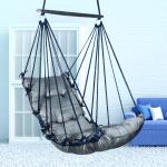 Modern Cotton Rope Hanging Swing Chair with Cushion