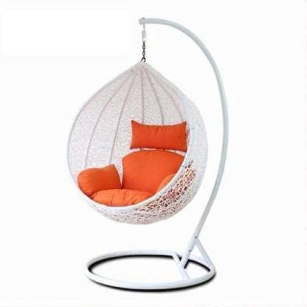 Hanging Egg Swing Chair with Stand & Cushions