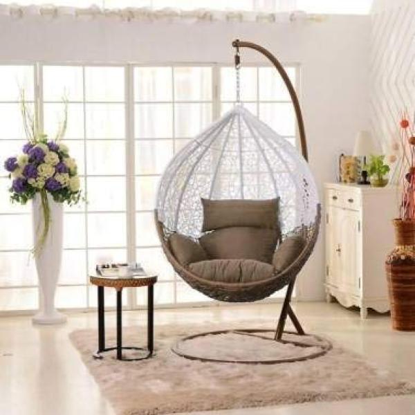 Luxury Indoor Egg Swing Chair with Stand