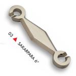 Heavy Duty Stainless Steel Swing Connector Link (6 Inch)