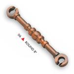 Premium Round Brass Swing Connector Rod (8 Inch)