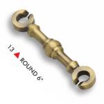 Heavy Duty Round Swing Connector Rod (6 Inch)