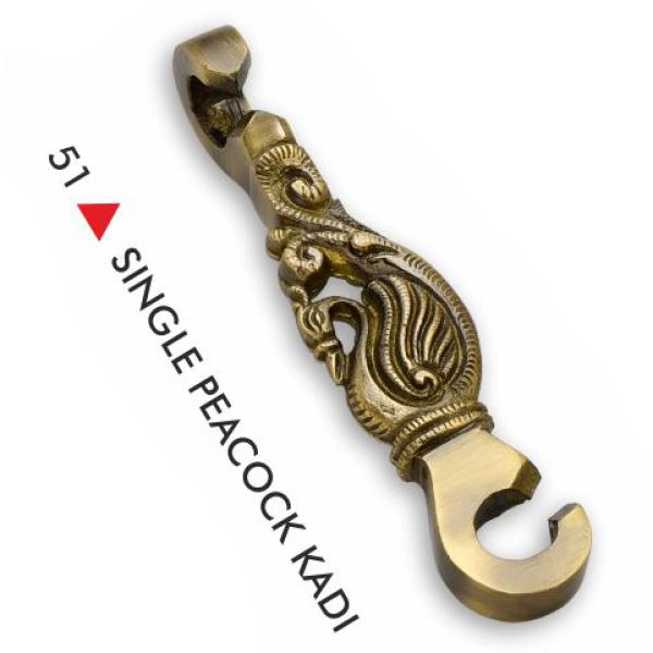 Decorative Single Peacock Jhula Kadi