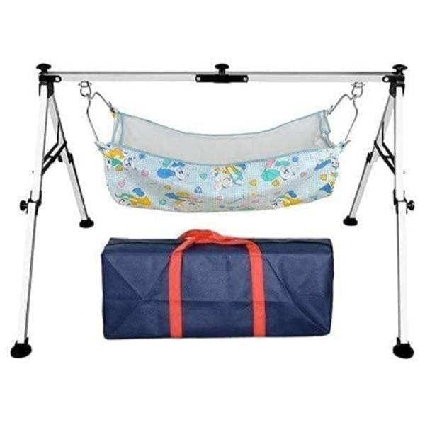 Baby Hammock Cradle with Foldable Stainless Steel Stand